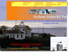 Tablet Screenshot of harbourpointervpark.com